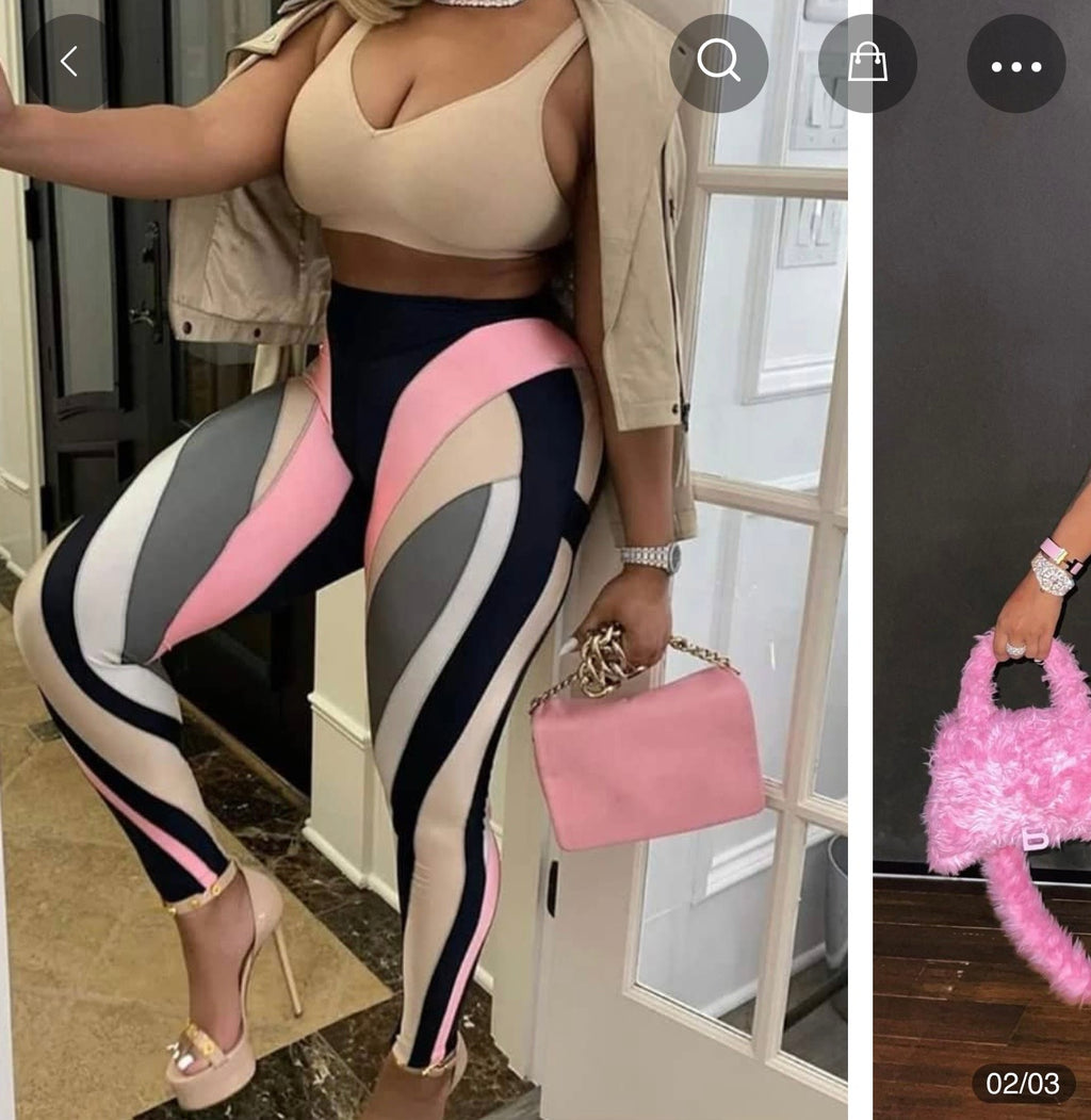 Printer sculpt leggings