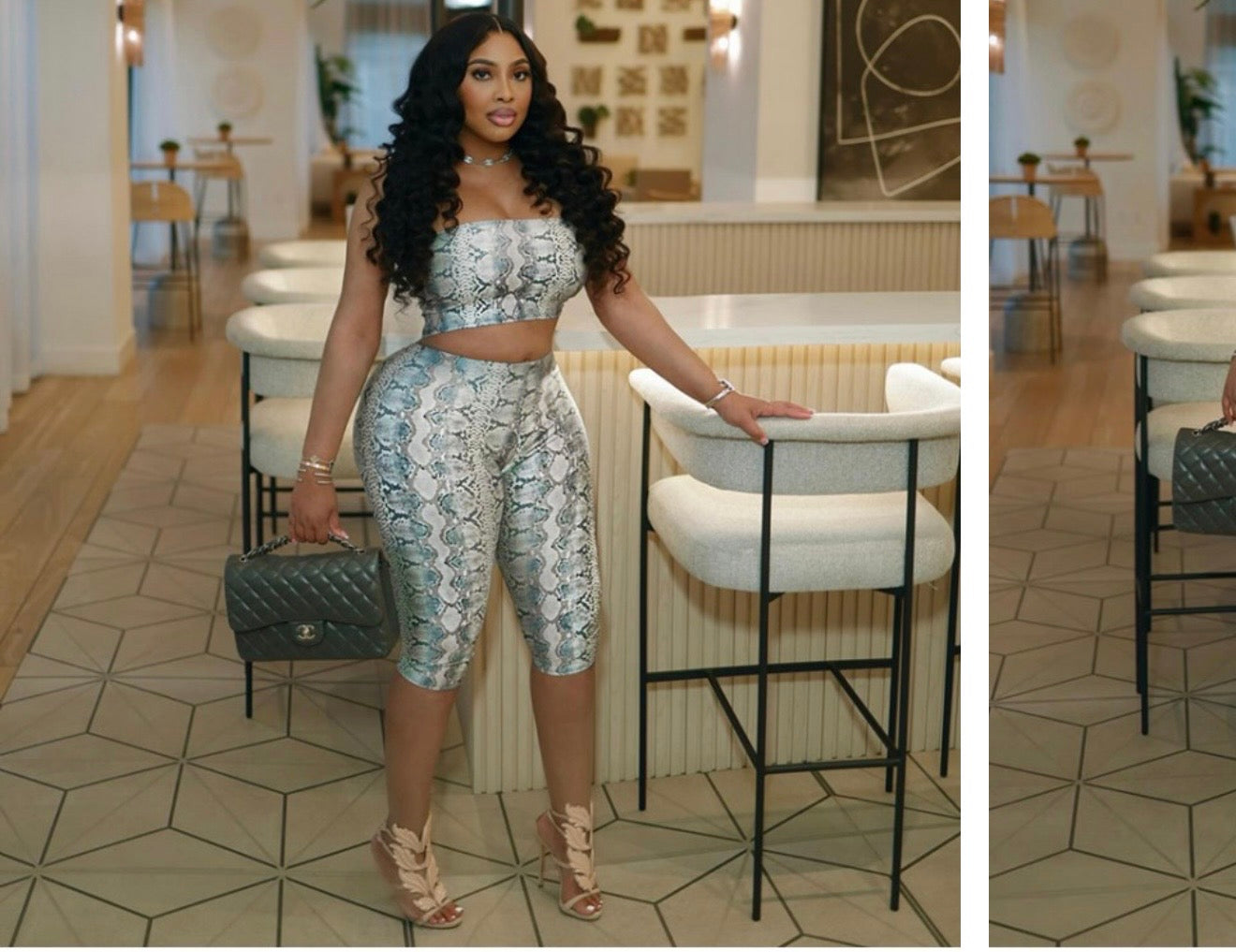 snake print set