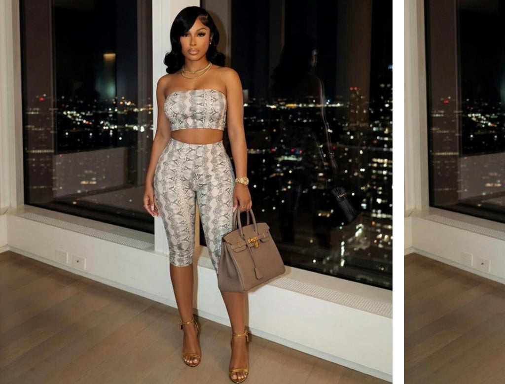 snake print set